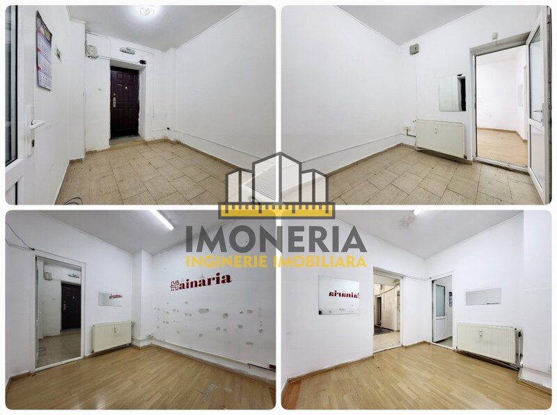 Sincai Spatiu comercial- 0% comision- 102 mpu -14 ml vitrina- 500m metrou